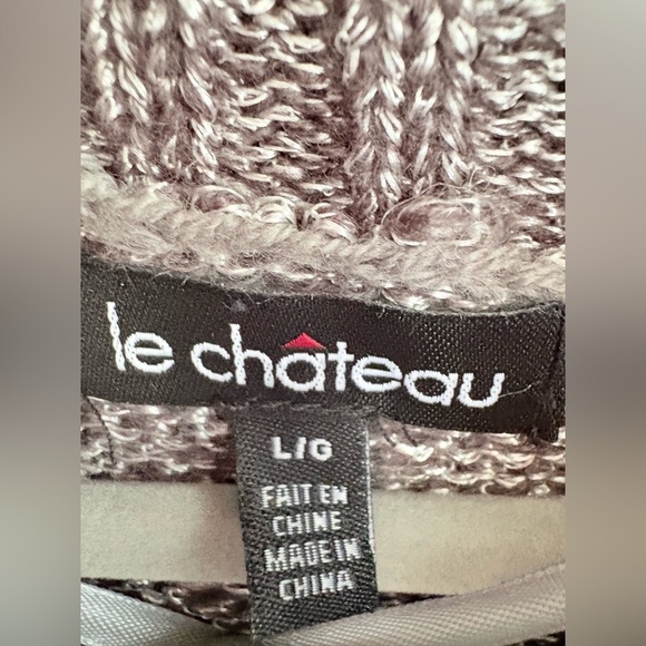 Cozy Gray Turtleneck Sweater Dress - Picture 2 of 4